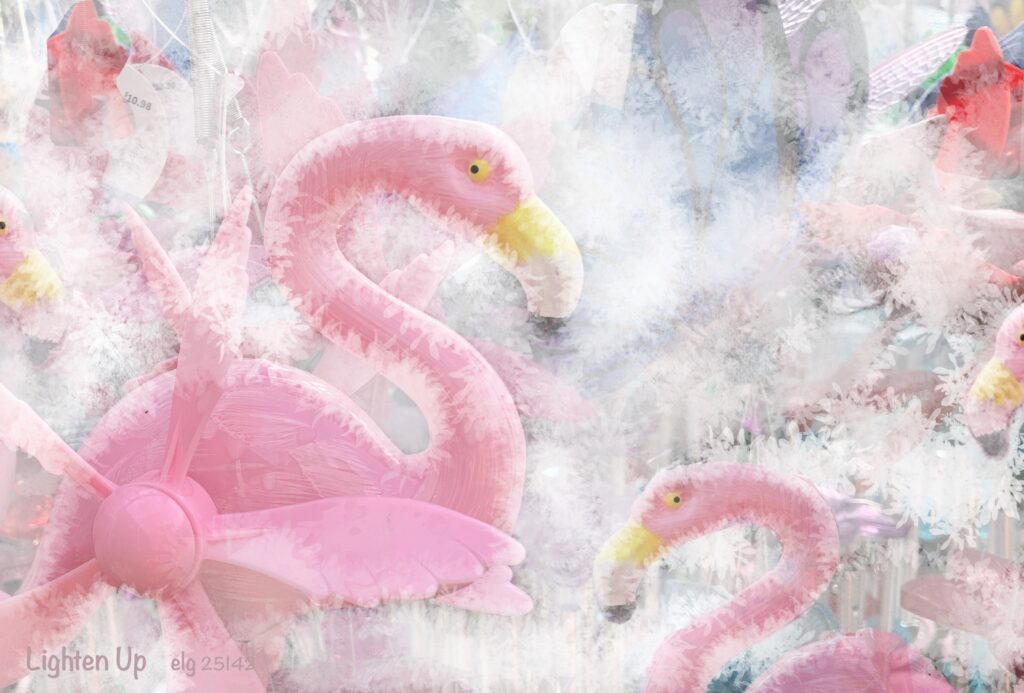 Lighten Up, Looking Up, photos and digital paint by Grenell