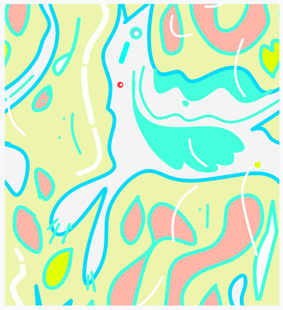 Oh, Thomasina!, digital drawing by Grenell