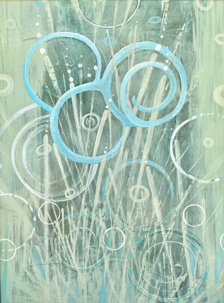 Yet Another Spring, acrylic on canvas, by Grenell