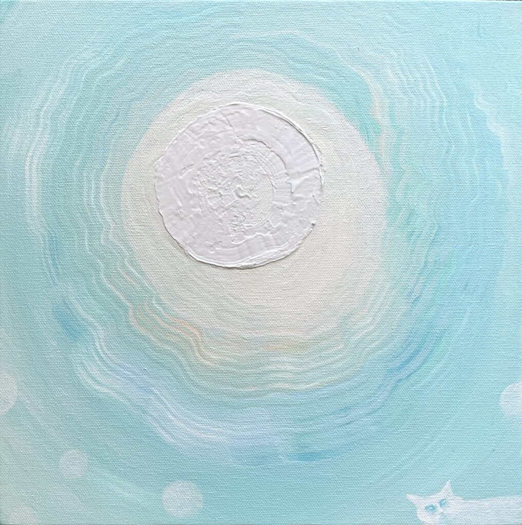Getting Back, acrylic on canvas, by Grenell